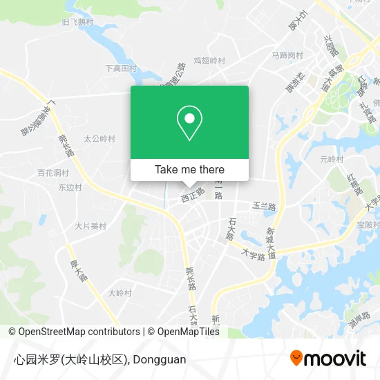 心园米罗(大岭山校区) map