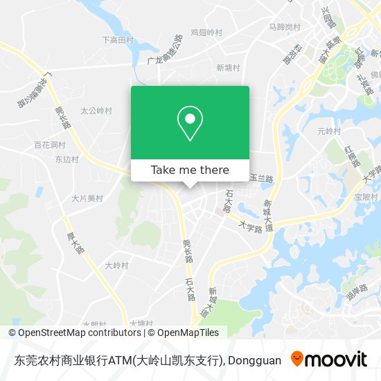 东莞农村商业银行ATM(大岭山凯东支行) map