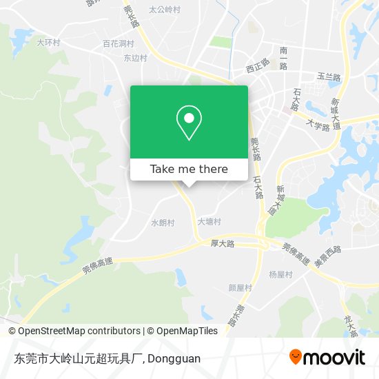 东莞市大岭山元超玩具厂 map