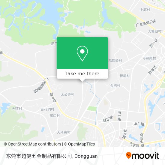 东莞市超健五金制品有限公司 map