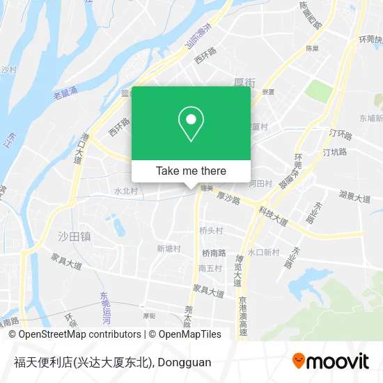 福天便利店(兴达大厦东北) map