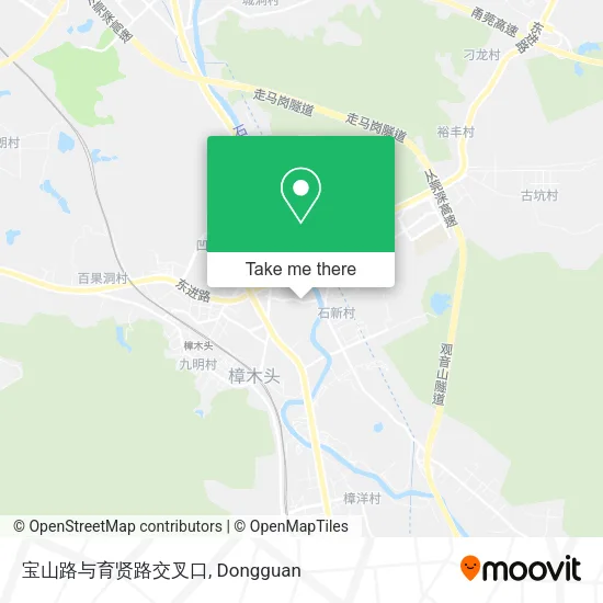 宝山路与育贤路交叉口 map