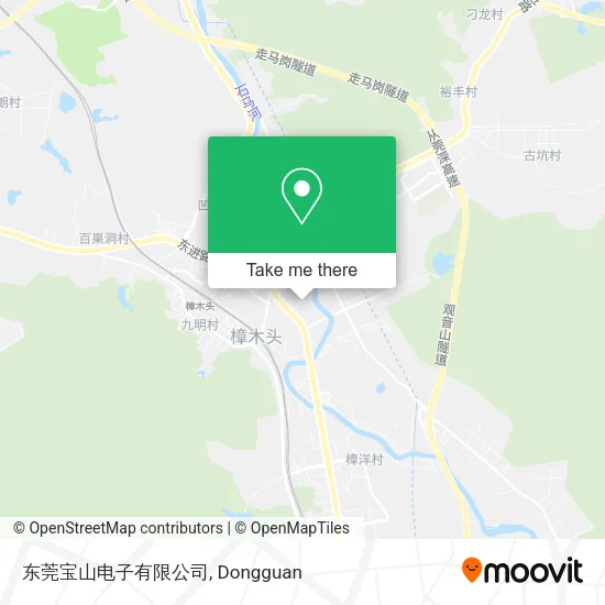 东莞宝山电子有限公司 map