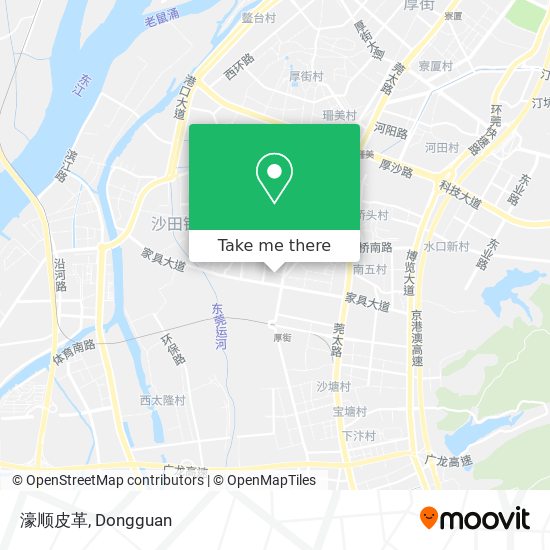 濠顺皮革 map