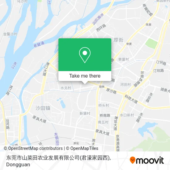 东莞市山菜田农业发展有限公司(君濠家园西) map