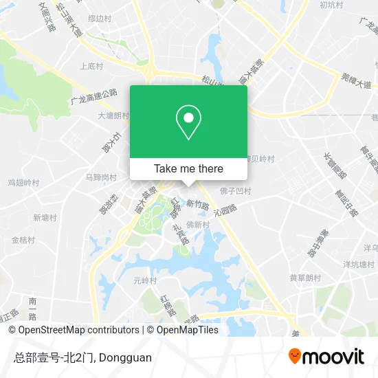 总部壹号-北2门 map