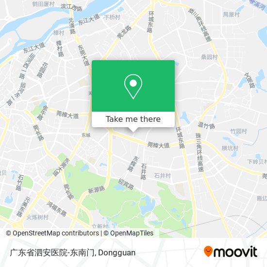 广东省泗安医院-东南门 map