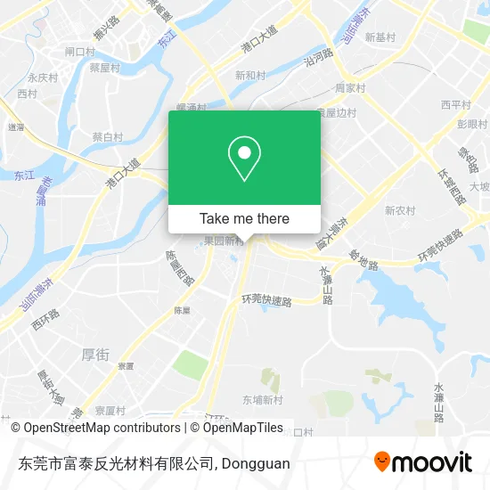 东莞市富泰反光材料有限公司 map