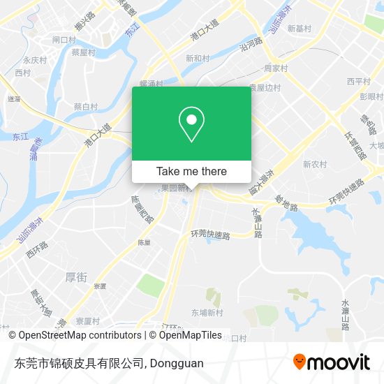 东莞市锦硕皮具有限公司 map
