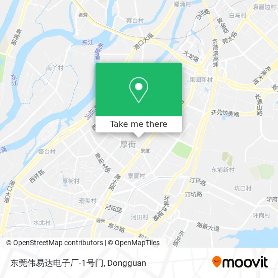 东莞伟易达电子厂-1号门 map