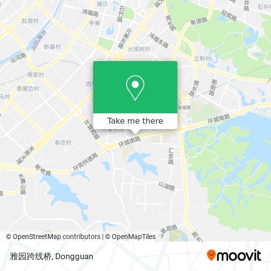 雅园跨线桥 map