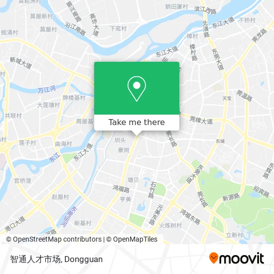 智通人才市场 map