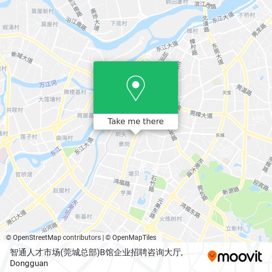 智通人才市场(莞城总部)B馆企业招聘咨询大厅 map