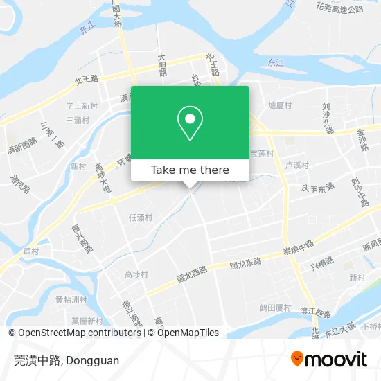 莞潢中路 map