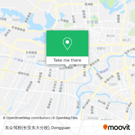东众驾校(长安东大分校) map