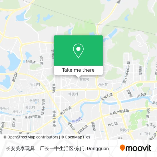 长安美泰玩具二厂长一中生活区-东门 map