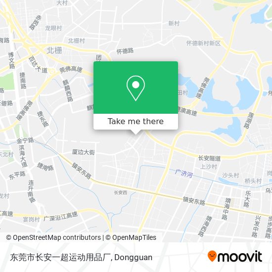 东莞市长安一超运动用品厂 map