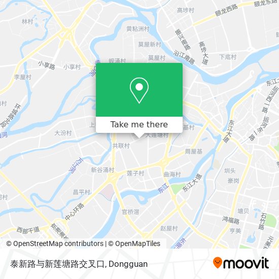 泰新路与新莲塘路交叉口 map