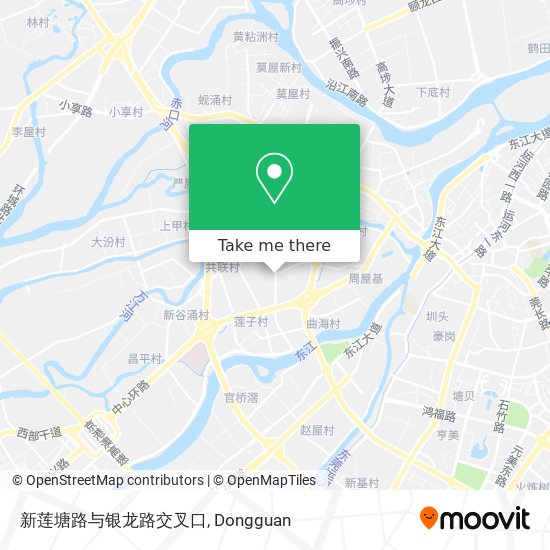 新莲塘路与银龙路交叉口 map