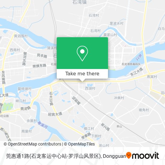 莞惠通1路(石龙客运中心站-罗浮山风景区) map