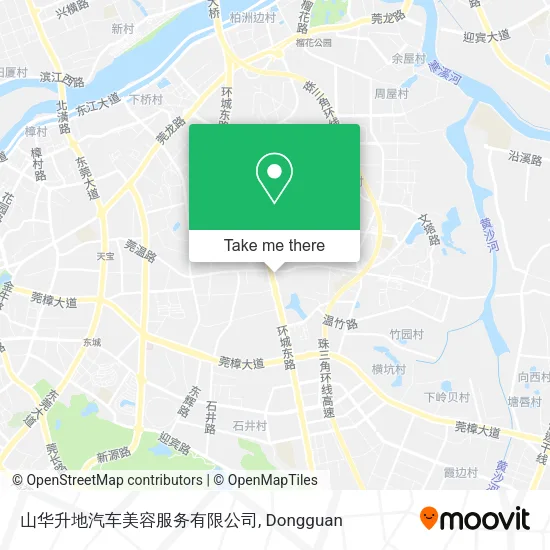 山华升地汽车美容服务有限公司 map