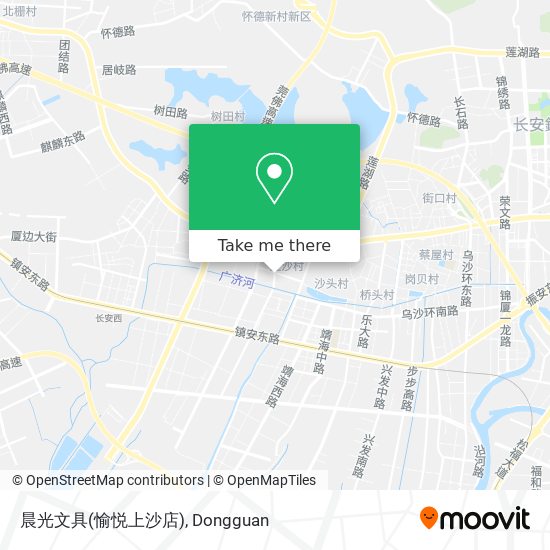 晨光文具(愉悦上沙店) map