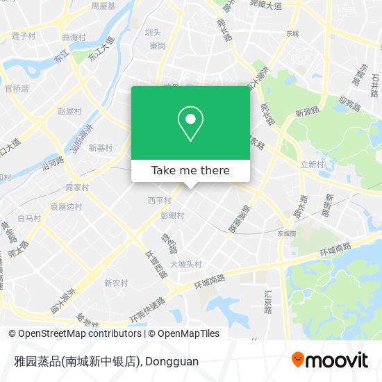 雅园蒸品(南城新中银店) map