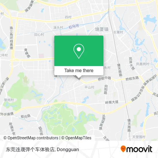 东莞连晟弹个车体验店 map