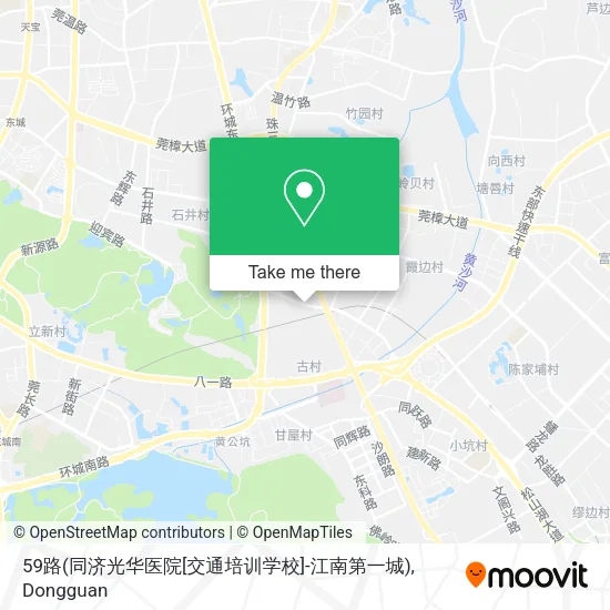 59路(同济光华医院[交通培训学校]-江南第一城) map