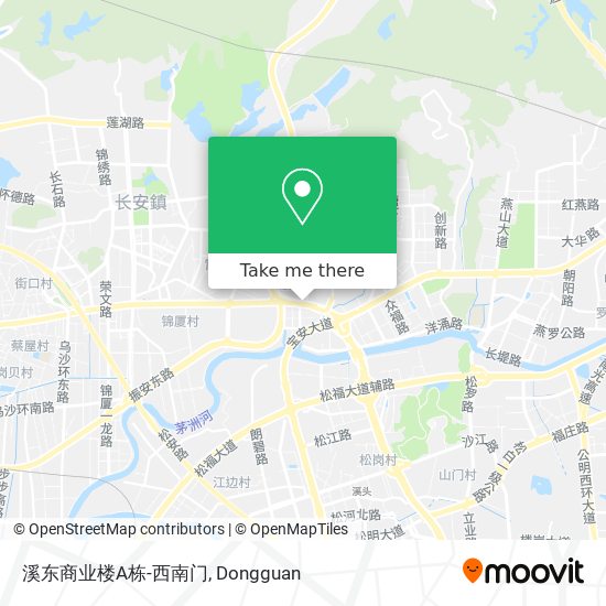 溪东商业楼A栋-西南门 map