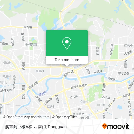 溪东商业楼A栋-西南门 map