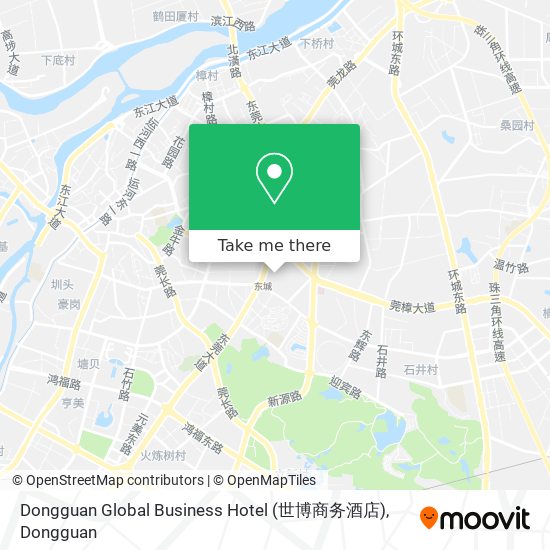 Dongguan Global Business Hotel (世博商务酒店) map