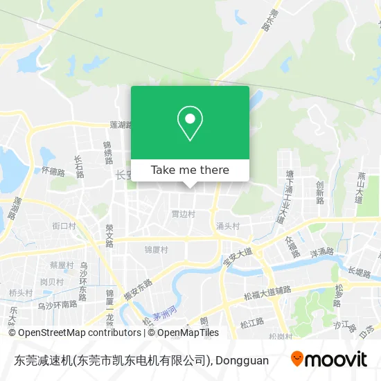 东莞减速机(东莞市凯东电机有限公司) map