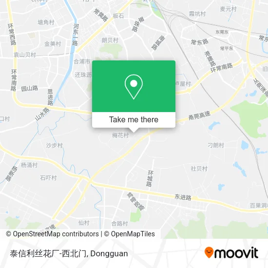泰信利丝花厂-西北门 map