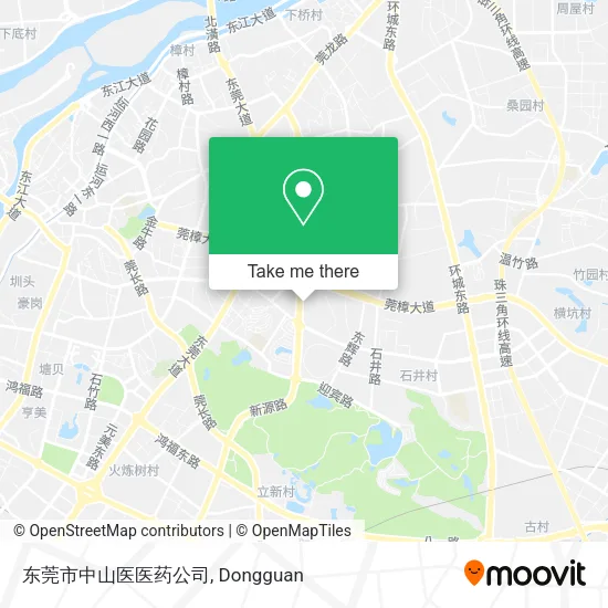 东莞市中山医医药公司 map