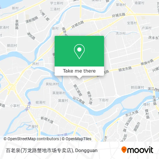 百老泉(万龙路蟹地市场专卖店) map