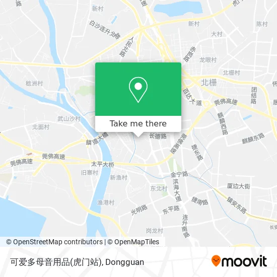 可爱多母音用品(虎门站) map