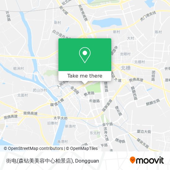 街电(森钻美美容中心柏景店) map