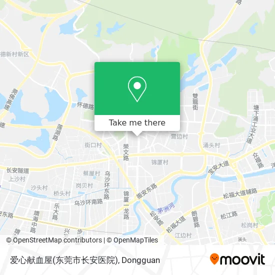 爱心献血屋(东莞市长安医院) map