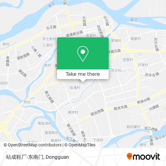 站成鞋厂-东南门 map