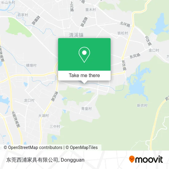 东莞西浦家具有限公司 map