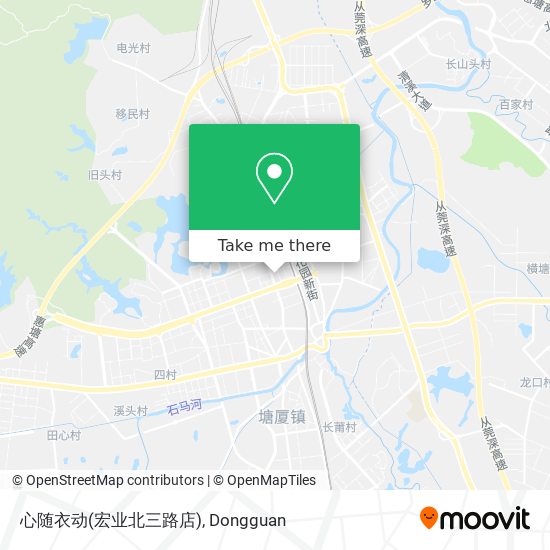心随衣动(宏业北三路店) map