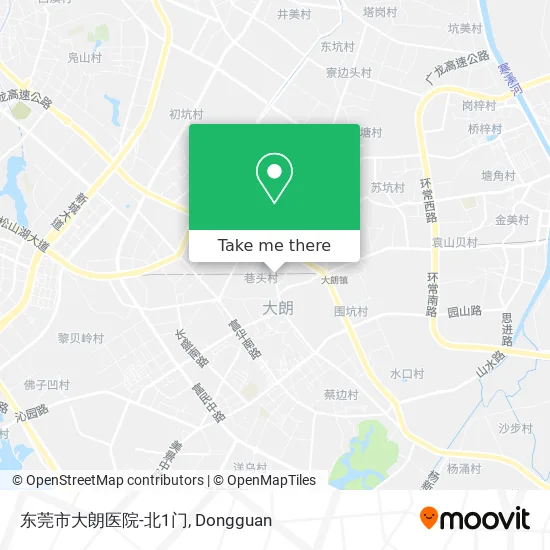 东莞市大朗医院-北1门 map