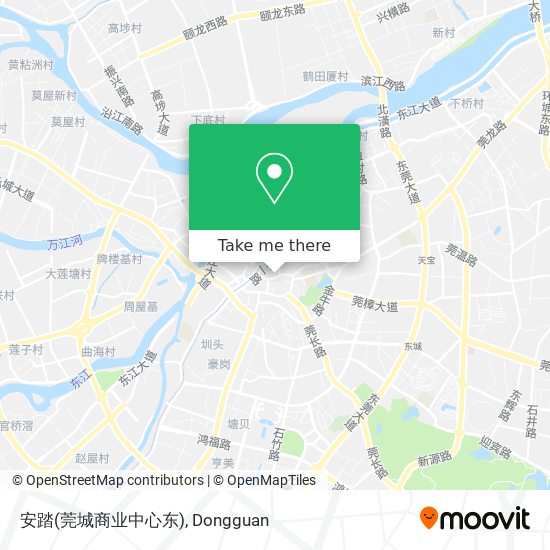 安踏(莞城商业中心东) map