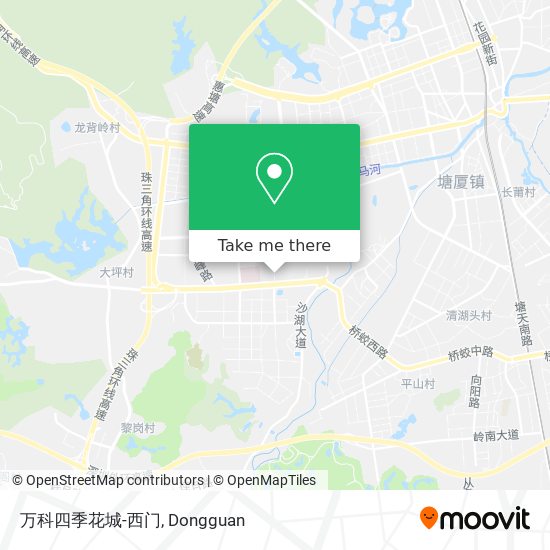万科四季花城-西门 map