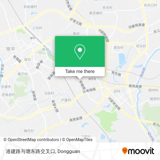 港建路与塘东路交叉口 map