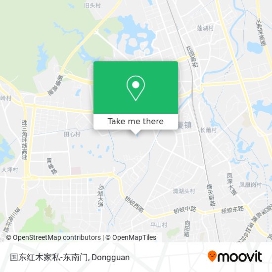 国东红木家私-东南门 map