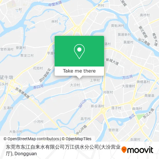 东莞市东江自来水有限公司万江供水分公司(大汾营业厅) map