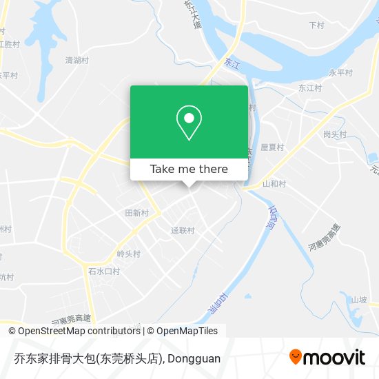 乔东家排骨大包(东莞桥头店) map