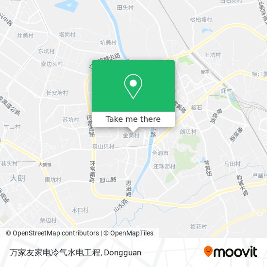 万家友家电冷气水电工程 map
